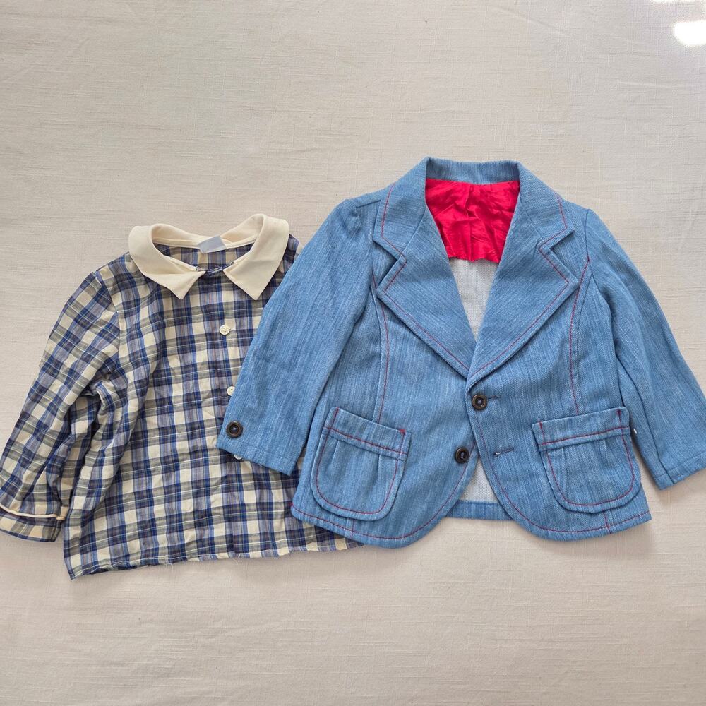 Vintage Shirt + Jacket Bundle 18-24 months